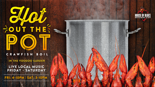 Hot Out The Pot Crawfish Boil | House Of Blues New Orleans